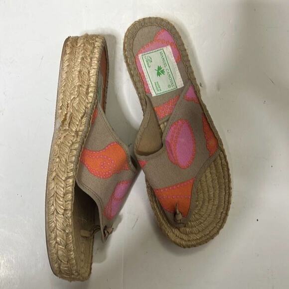 MANUEL CANOVAS THONG SANDALS SIZE 40‎ - Picture 2 of 5